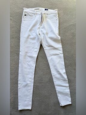 AG Adriano Goldschmied White Denim Jeans